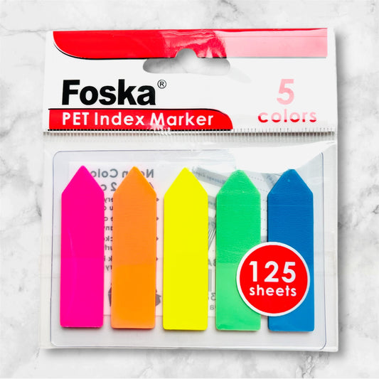 Set de Marca paginas Foska - 5 colores